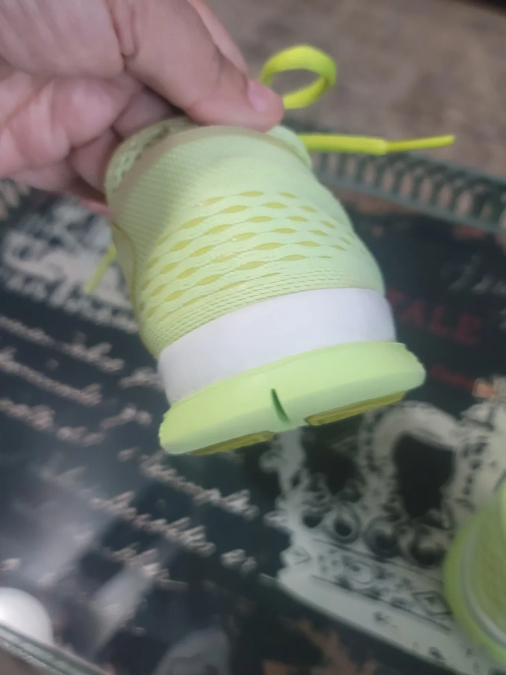 Nike Free 5.0  Women’s Neon Yellow Lace-Up Training Sneakers